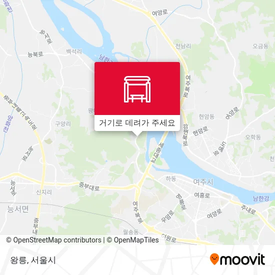 왕릉 지도
