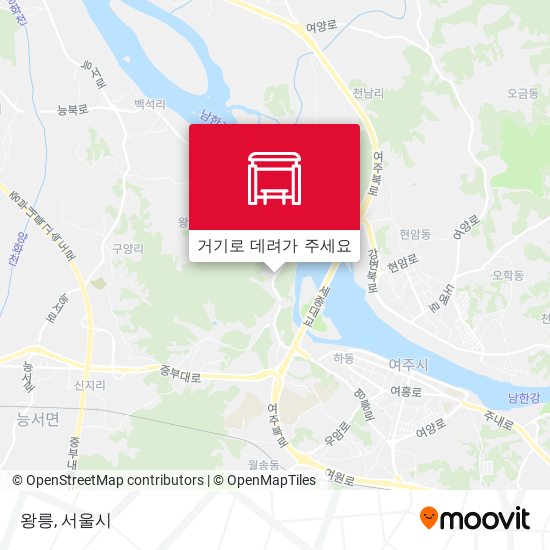 왕릉 지도