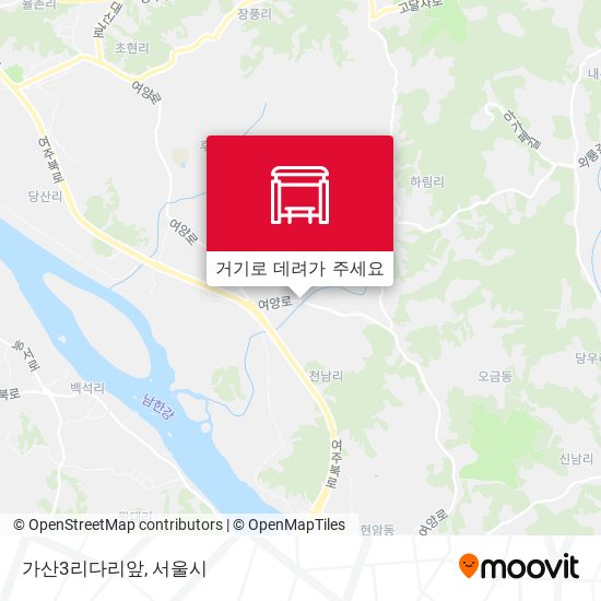 가산3리다리앞 지도