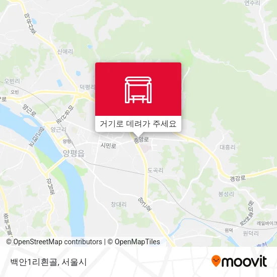 백안1리흰골 지도