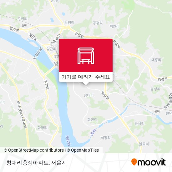 창대리충정아파트 지도