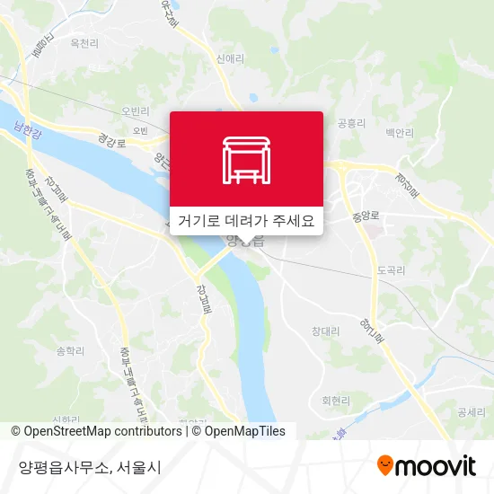 양평읍사무소 지도