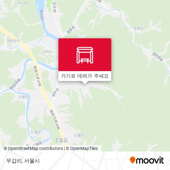 무갑리 지도