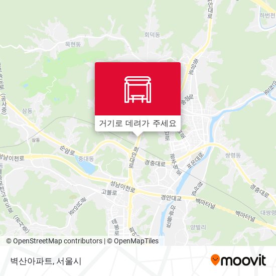 벽산아파트 지도