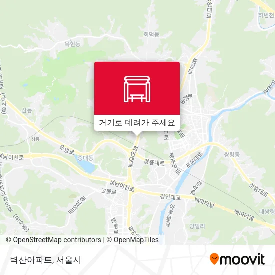 벽산아파트 지도