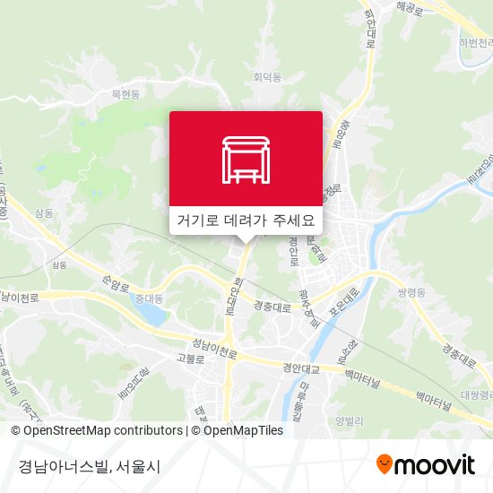 경남아너스빌 지도