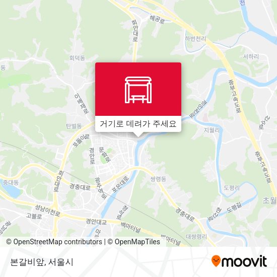 본갈비앞 지도