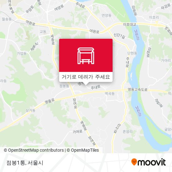 점봉1통 지도
