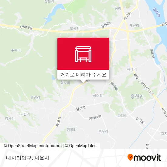 내사리입구 지도