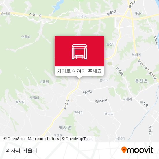 외사리 지도