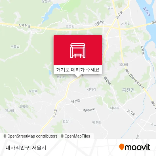 내사리입구 지도