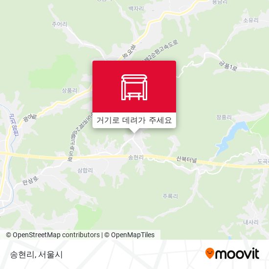 송현리 지도