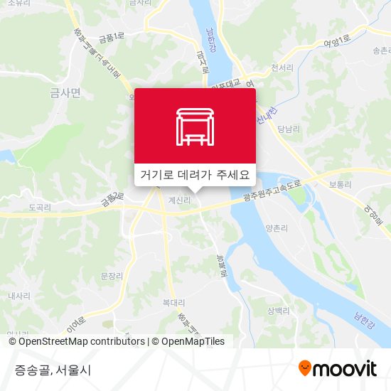 증송골 지도
