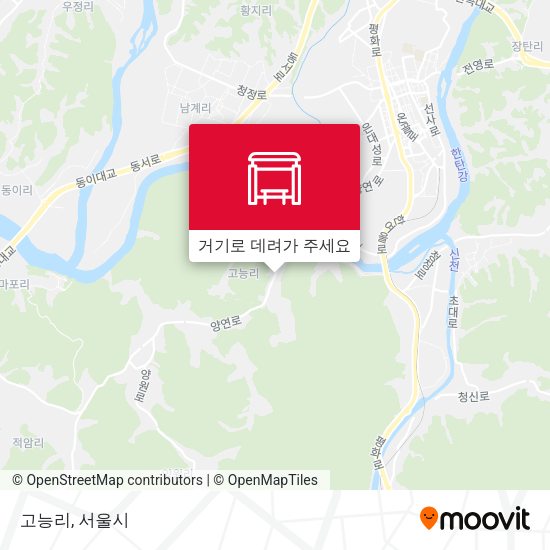 고능리 지도