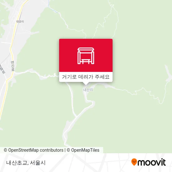 내산초교 지도