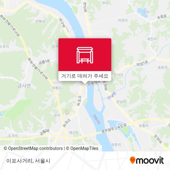 이포사거리 지도