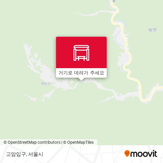 고암입구 지도