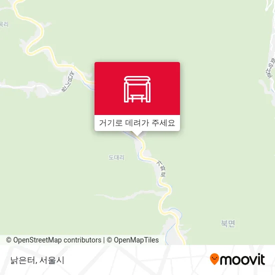 낡은터 지도