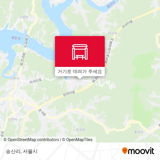 송산리 지도