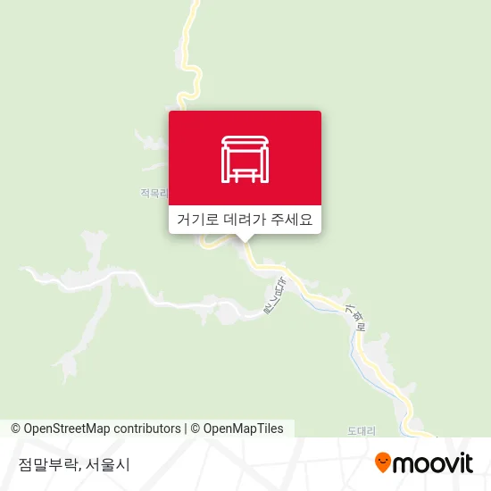 점말부락 지도