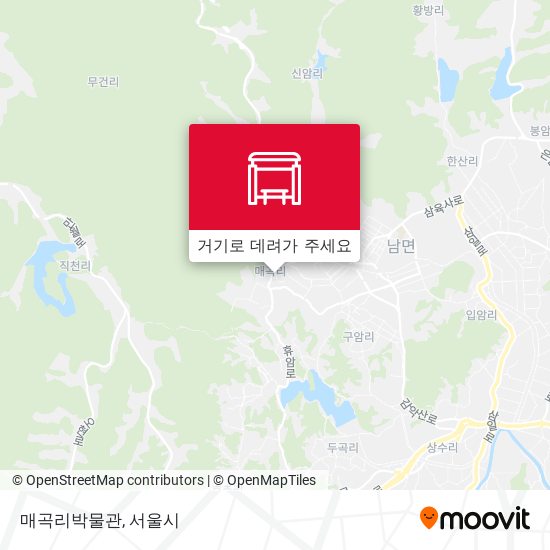 매곡리박물관 지도