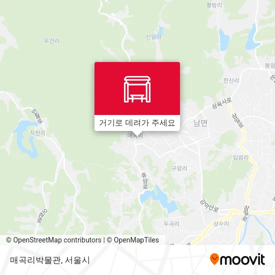 매곡리박물관 지도