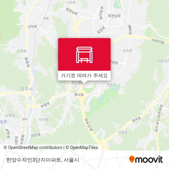 한양수자인3단지아파트 지도