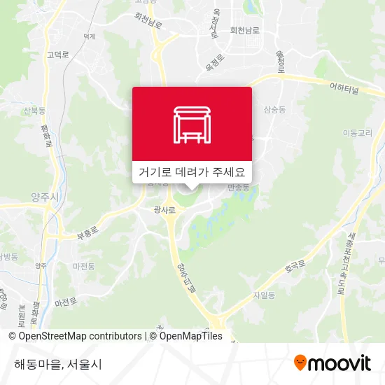 해동마을 지도