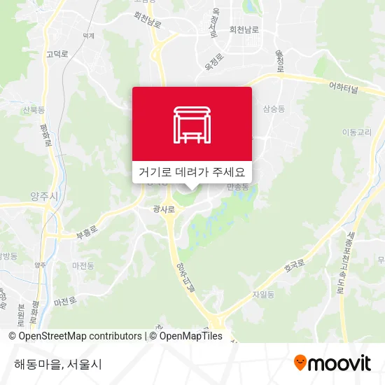 해동마을 지도