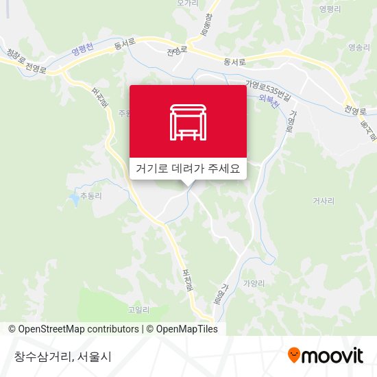 창수삼거리 지도