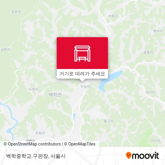 백학중학교.구판장 지도