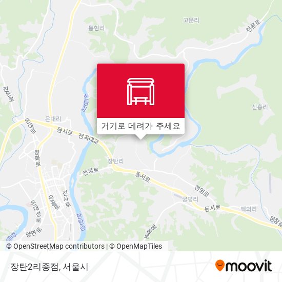 장탄2리종점 지도