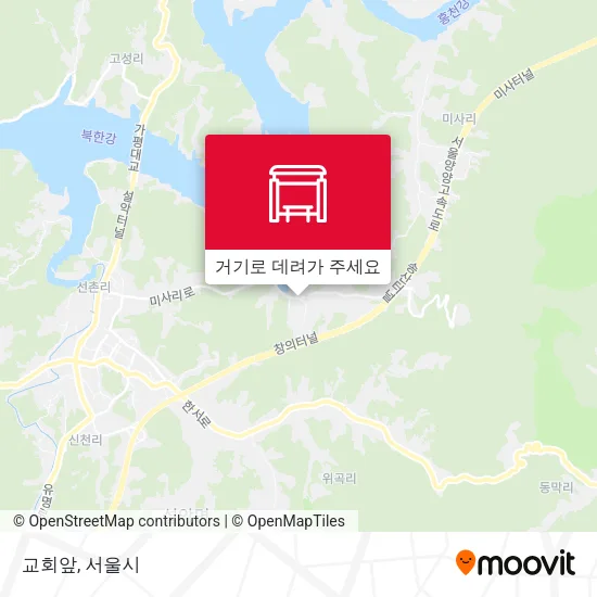 교회앞 지도
