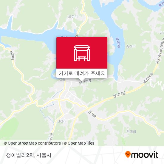 청아빌라2차 지도