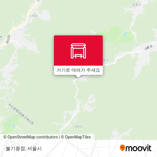 불기종점 지도