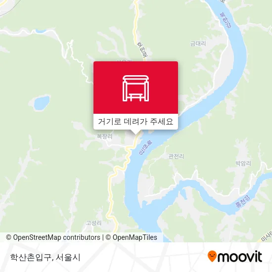 학산촌입구 지도
