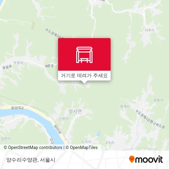 양수리수양관 지도
