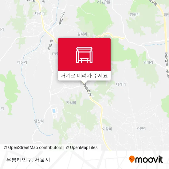 은봉리입구 지도