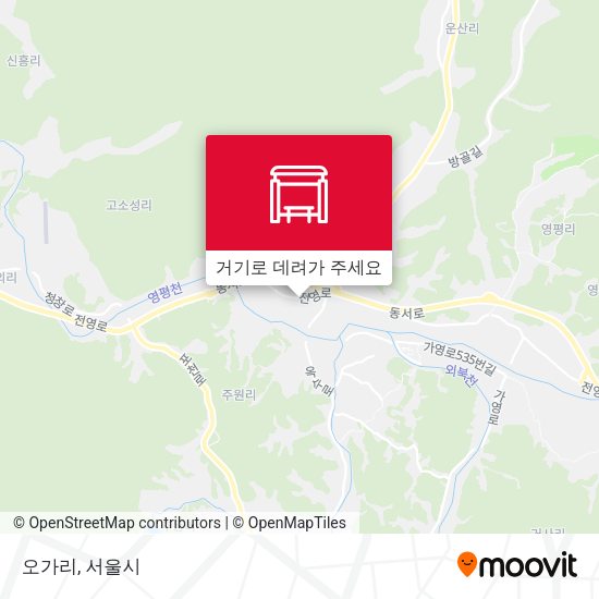 오가리 지도
