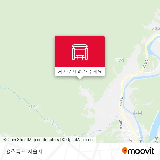 용추폭포 지도
