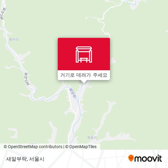 새말부락 지도