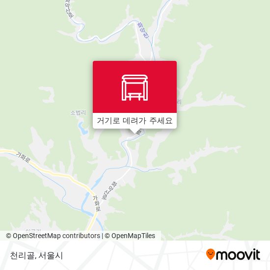 천리골 지도