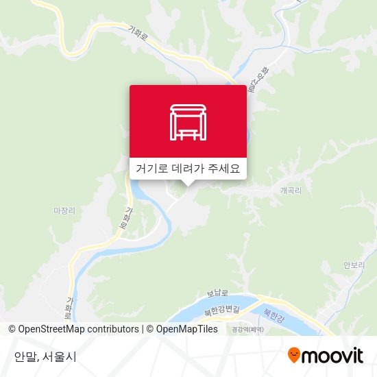 안말 지도