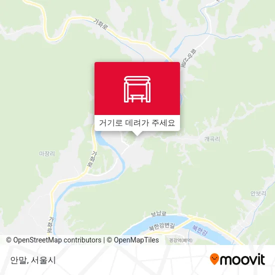 안말 지도
