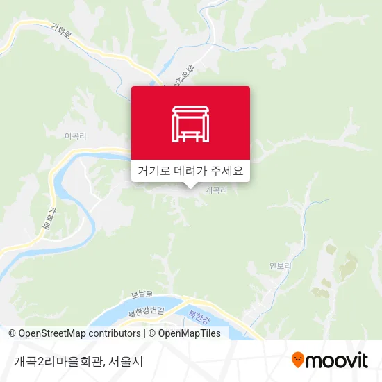 개곡2리마을회관 지도