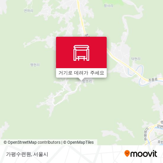 가평수련원 지도