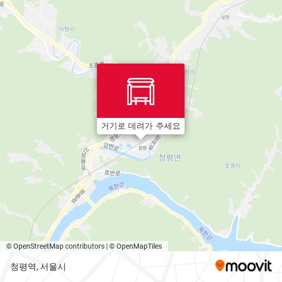 청평역 지도