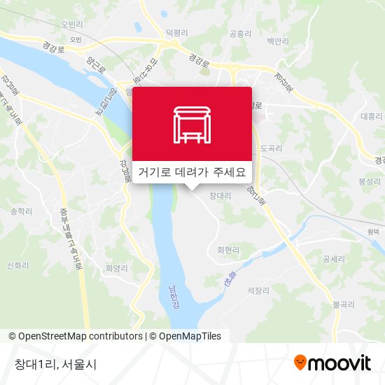 창대1리 지도