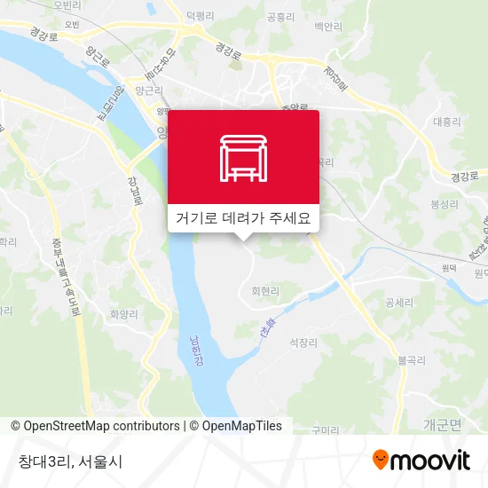 창대3리 지도