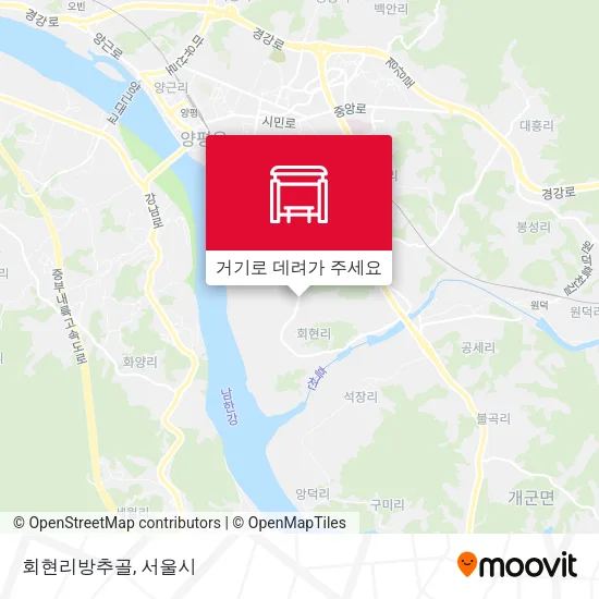 회현리방추골 지도